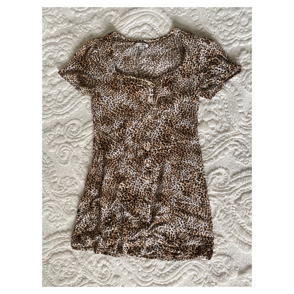 Amusesociety Iman animal print mini dress - Picture 3 of 3